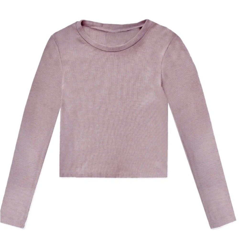 Women’s Rose Gold Fitted Crop Top-M